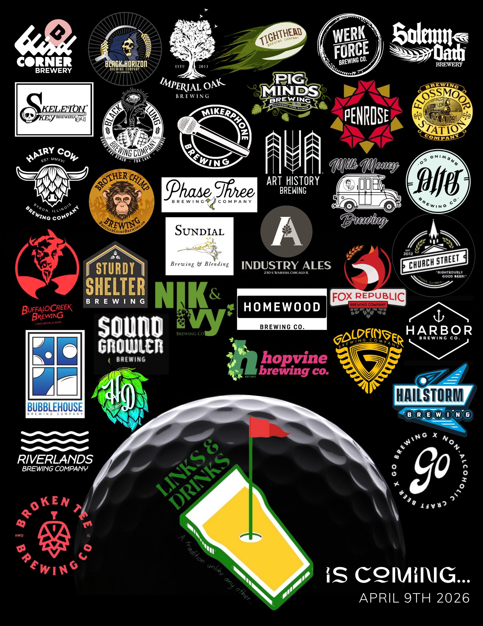 Links & Drinks is coming to a brewery near you!